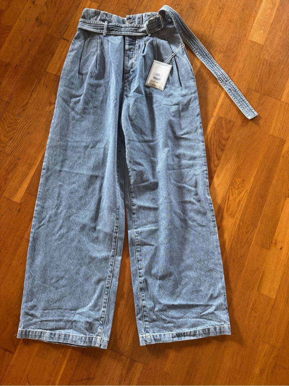 AGOLDE x MARIA MCMANUS Corset Wide Leg Jeans size 28 NWT